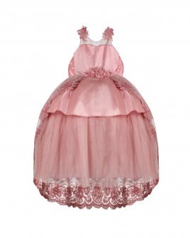 Vestido de Niña Modelo Leila Largo