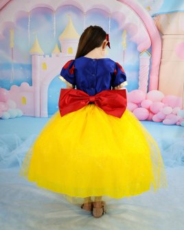 Vestido de Niña Modelo Princesa Blanca