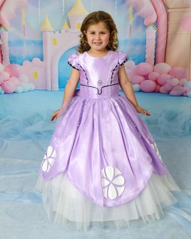 Vestido de Niña Modelo Princesa Sofi