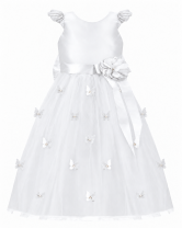 Vestido de Niña Modelo Daniela Mariposa Tallas Extra