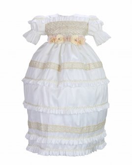 Yuridia Style Baptism Gown