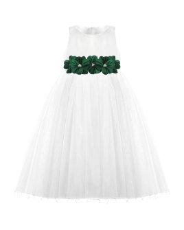 NewBorn and Baby Presentation Dress Elizabeth Belt with Color Style