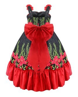 Rosalinda Model Girl's Dress - Mexican