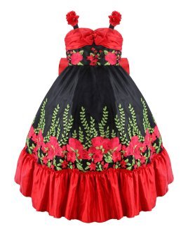 Rosalinda Model Girl's Dress - Mexican