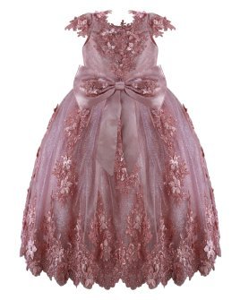 Romina Style Girl's Dress Extra with Sleeves