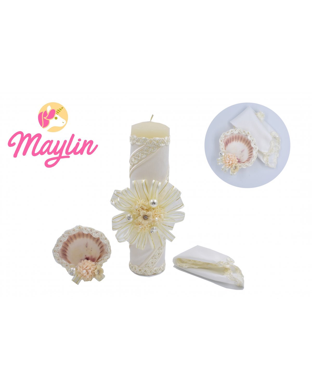 KIT DE BAUTIZO MODELO BAHIR KIT DE BAUTIZO MODELO BAHIR